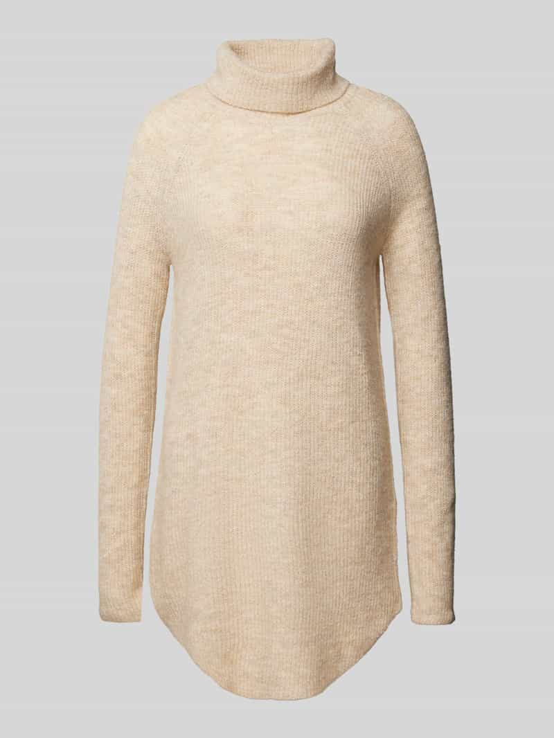 Pieces Gebreide jurk met col, model 'ELLEN'