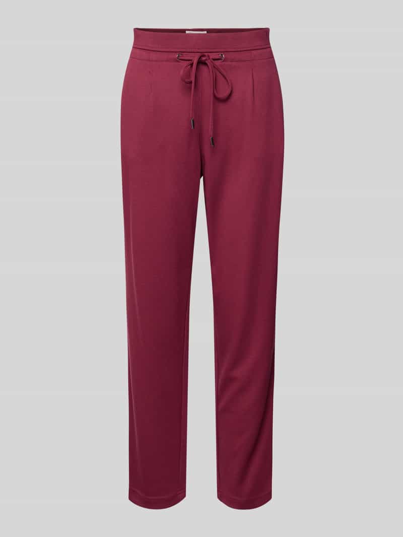 Christian Berg Woman Regular fit stoffen broek van viscosemix