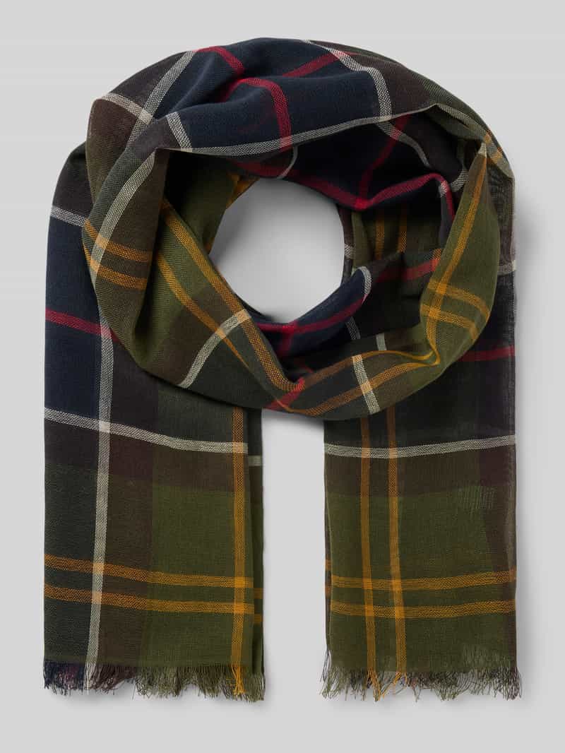 Sjaal van katoen-linnenmix model 'WELTON'