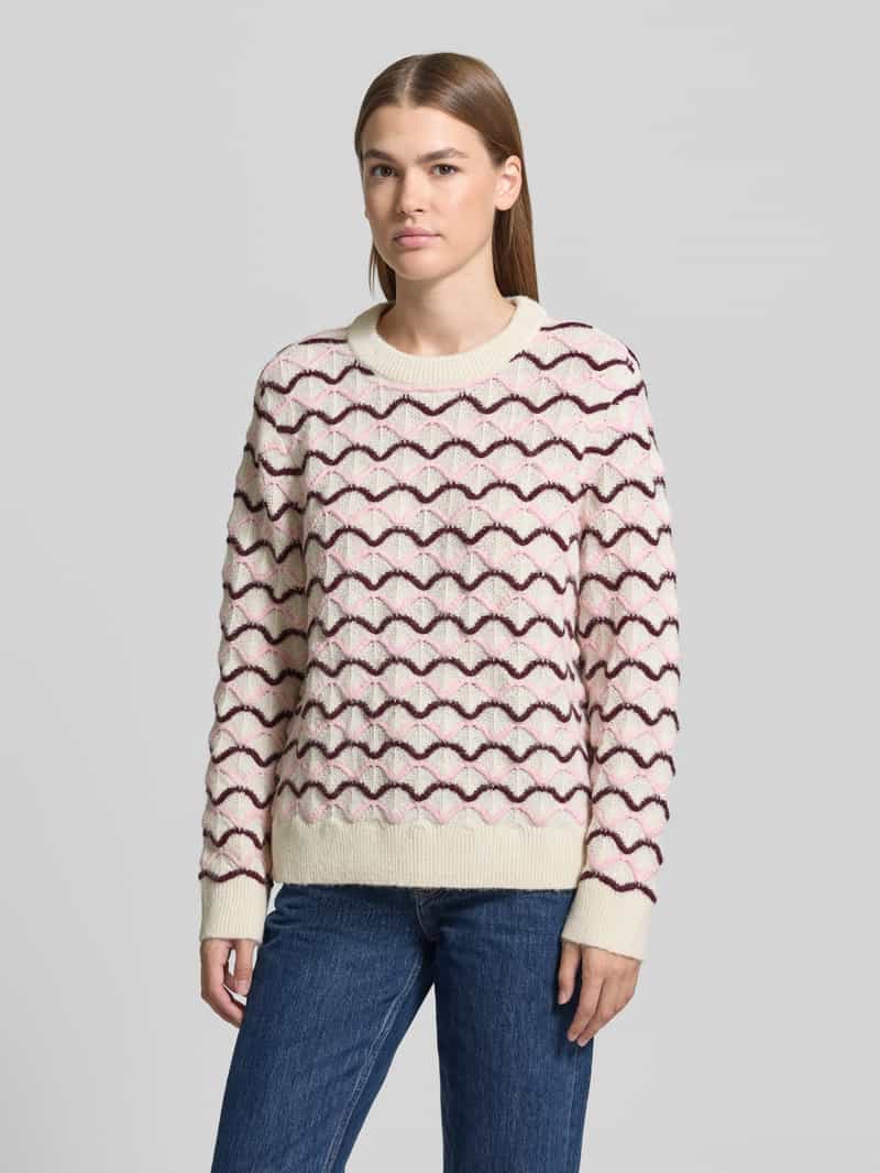 YAS Gebreide pullover in all-over look model 'GESLY'