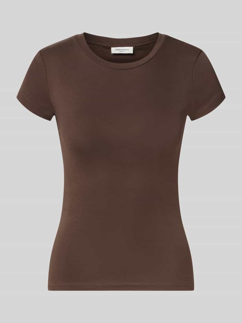 Gina Tricot skinny fit t-shirt van katoenmix