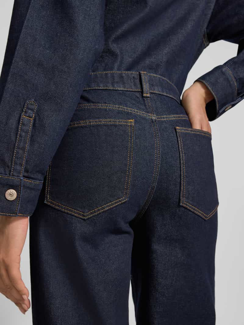 Jake*s Casual Straight fit jeans van puur biologisch katoen