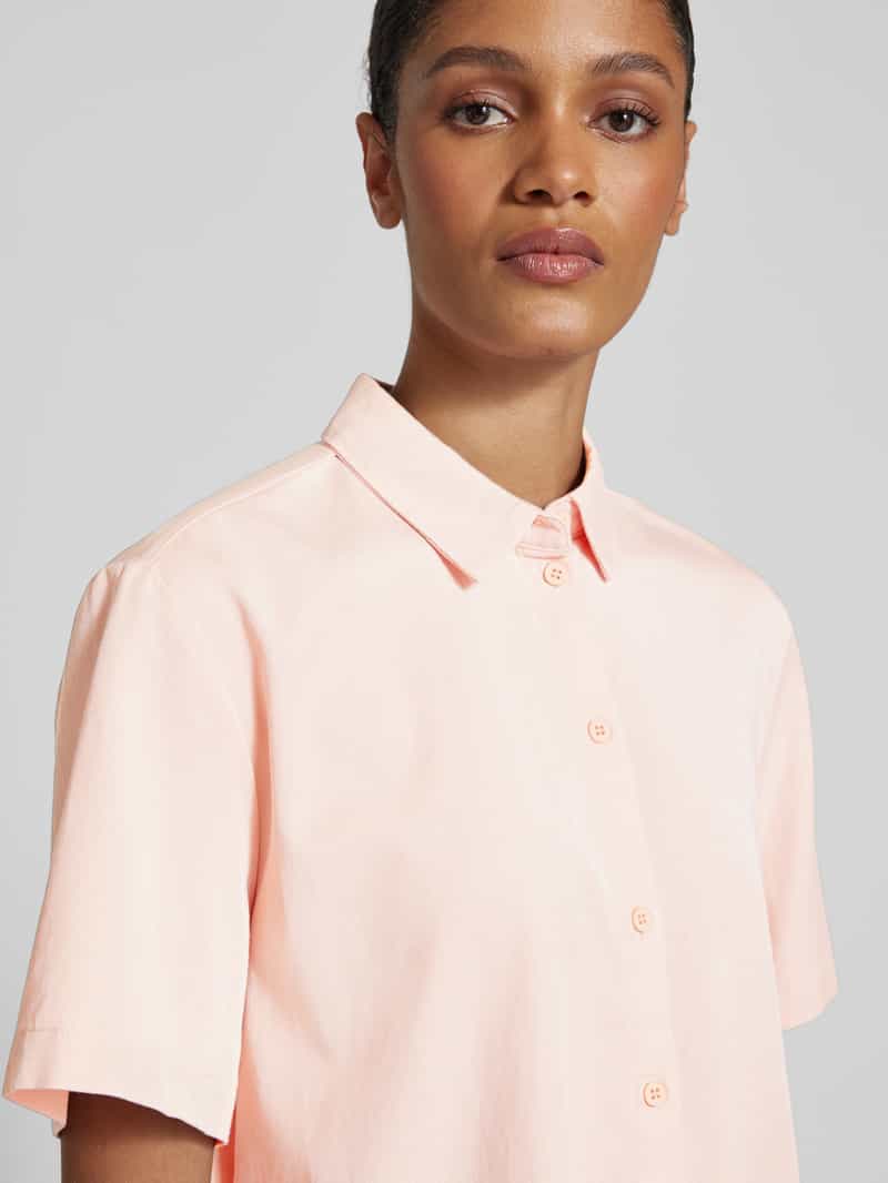 Jake*s Casual Regular fit blouse met doorknoopsluiting