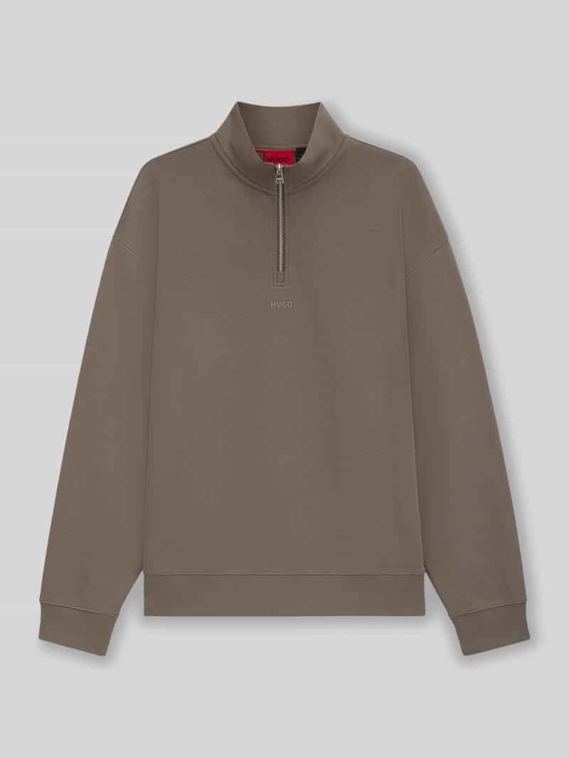 HUGO Relaxed fit sweatshirt van katoen model 'DURTY'