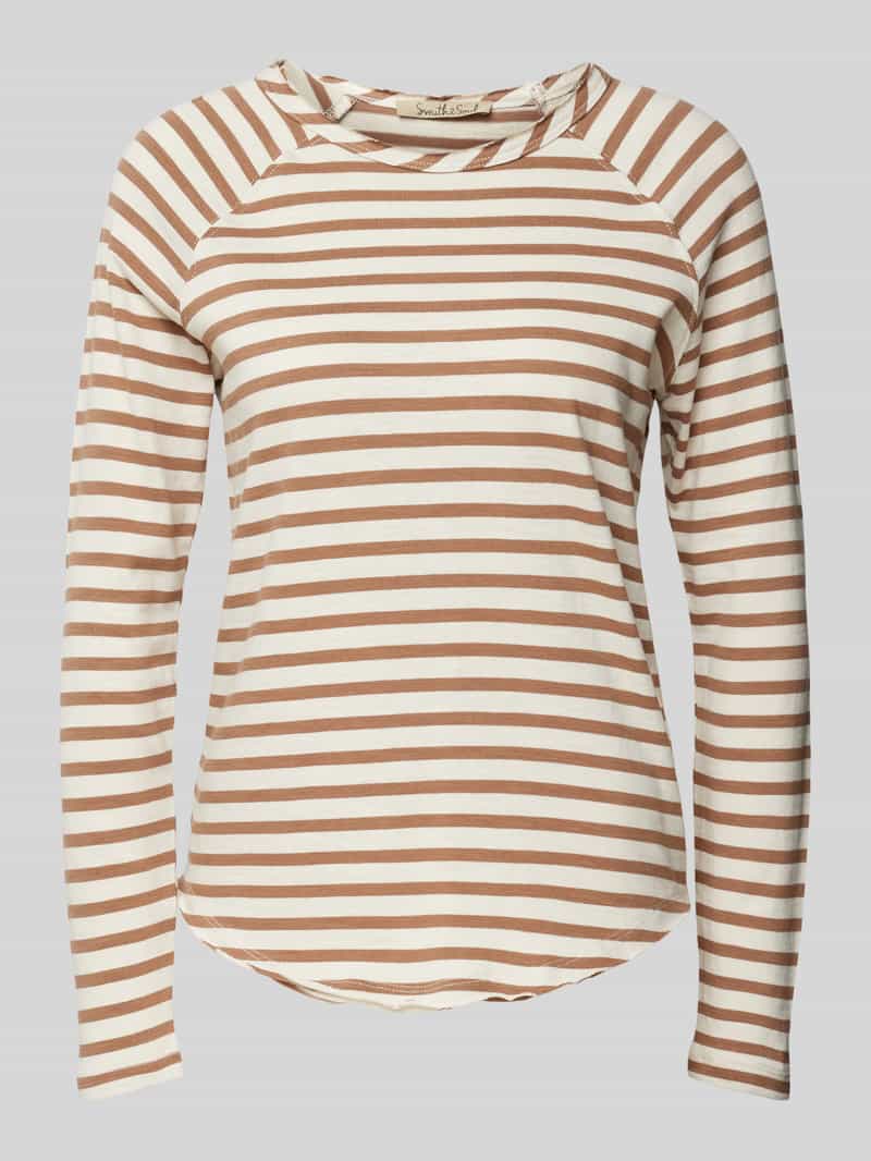 Smith and Soul Regular fit shirt met lange mouwen van puur katoen
