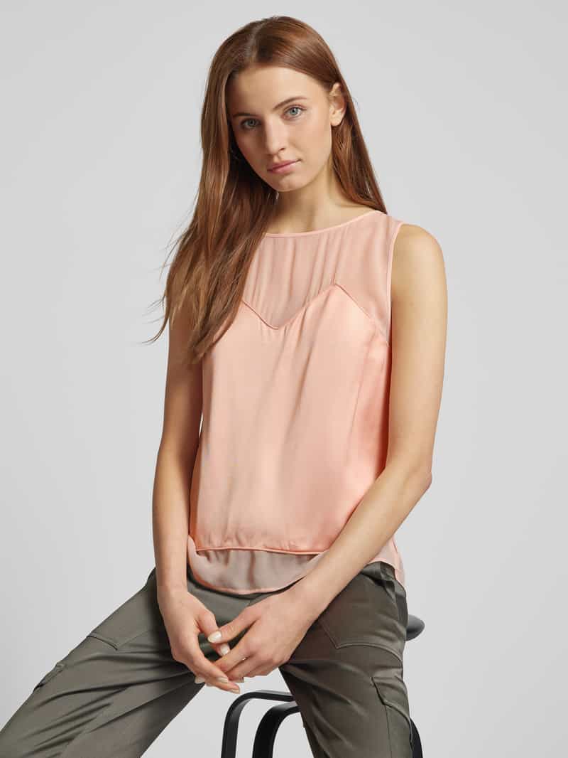 Stefanel Blousetop in semi-transparant design
