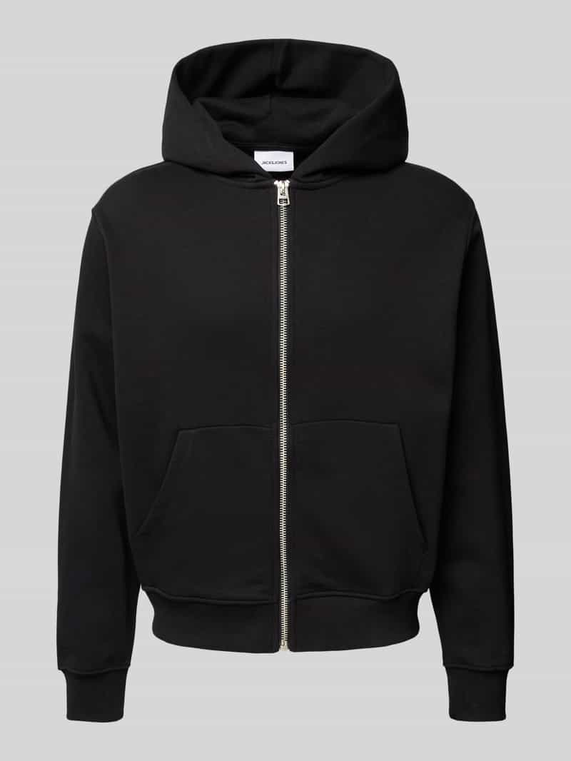 jack & jones Sweatjack met viscose en labeldetail model 'URBAN'