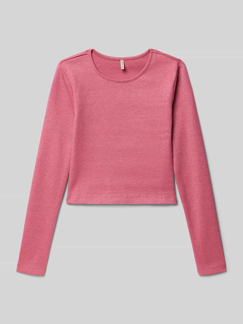 Only Slim fit shirt met lange mouwen van katoenmix model 'TRINNY'