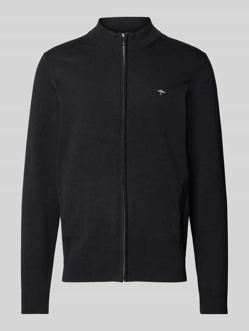 Vest met geborduurd logo