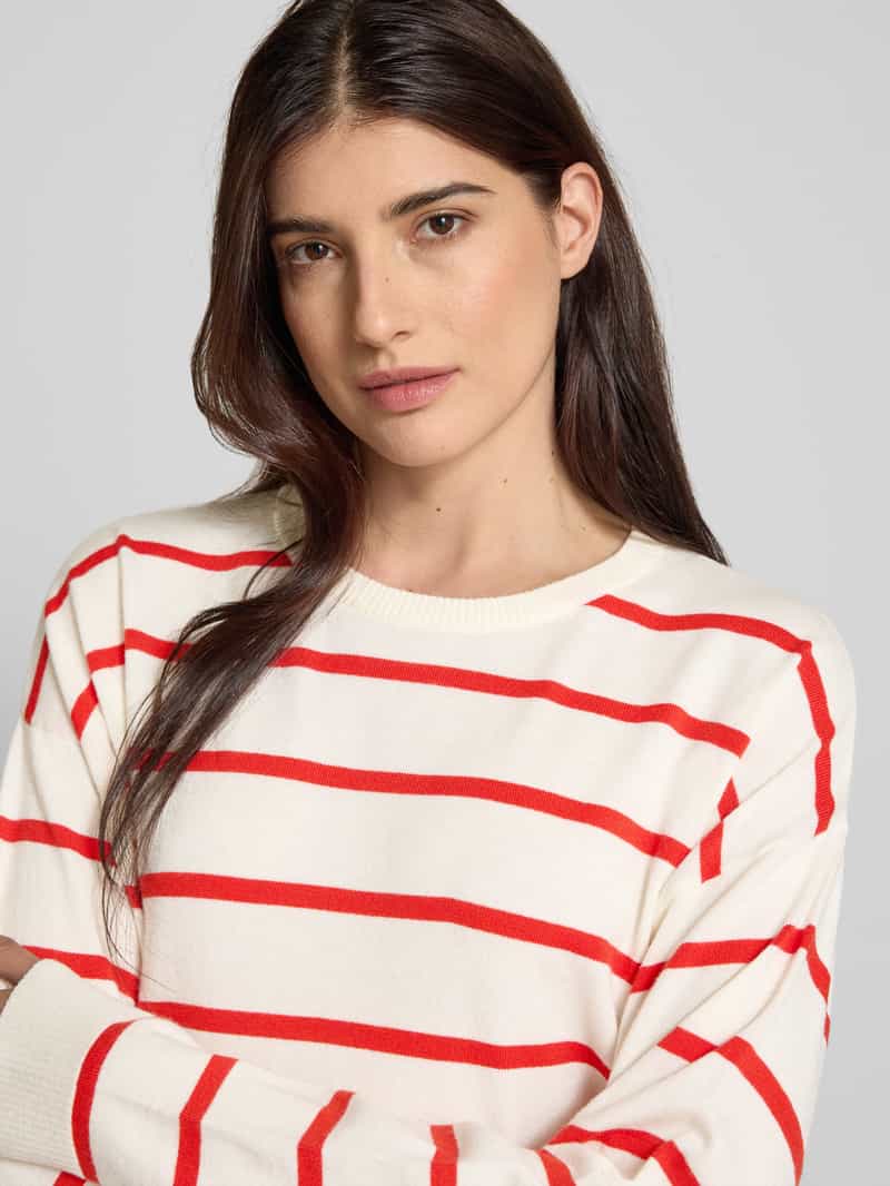 MSCH Copenhagen Gebreide pullover met extra brede schouders model 'Maura Rachel'