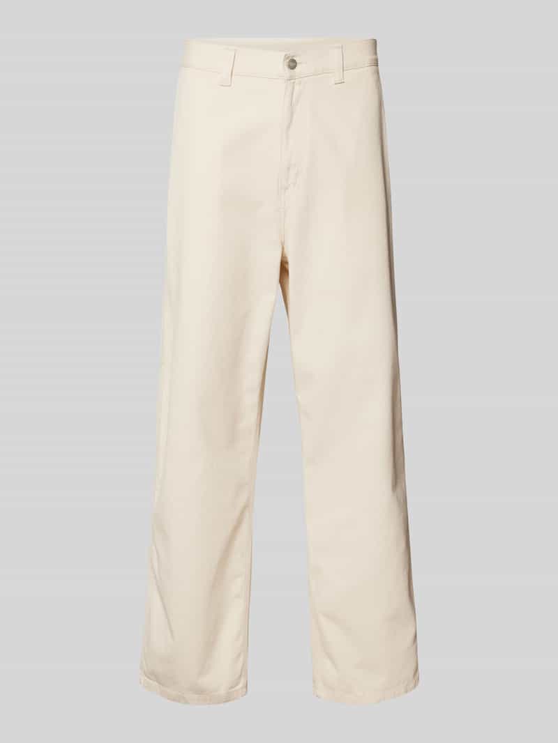 Carhartt Work In Progress Regular fit broek met riemlussen model 'DREWE'