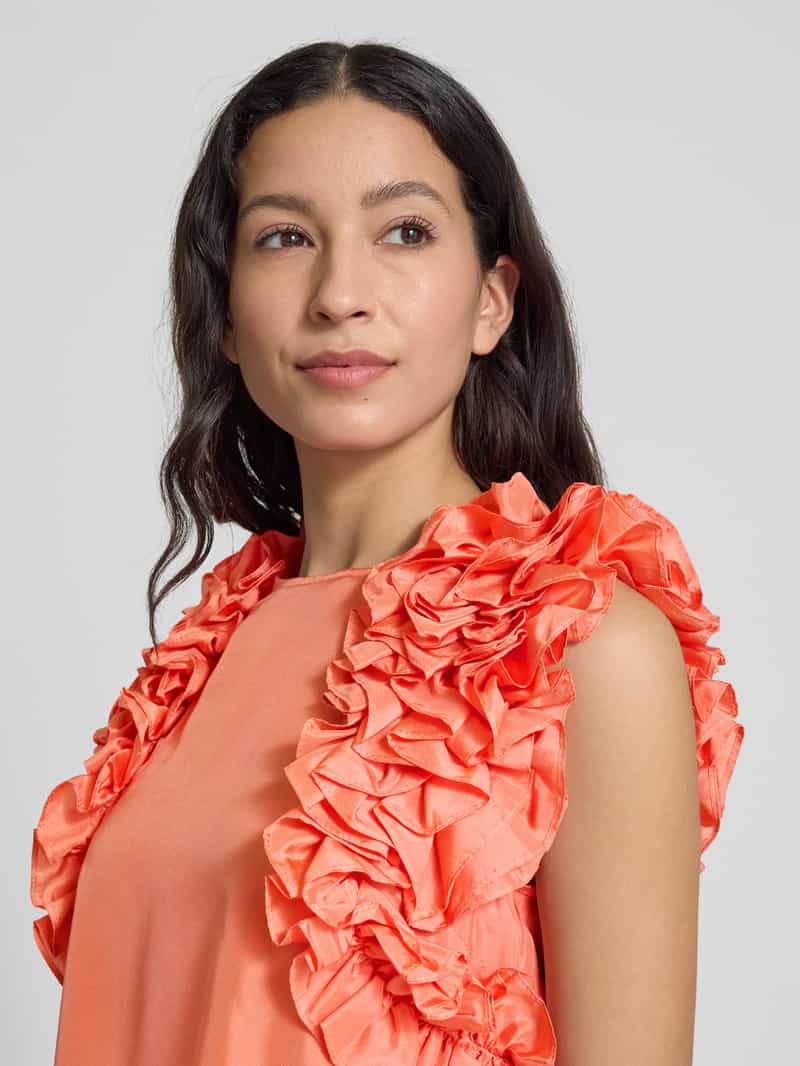 Essentiel Antwerp Regular fit blouseshirt met ruches model 'Honour'