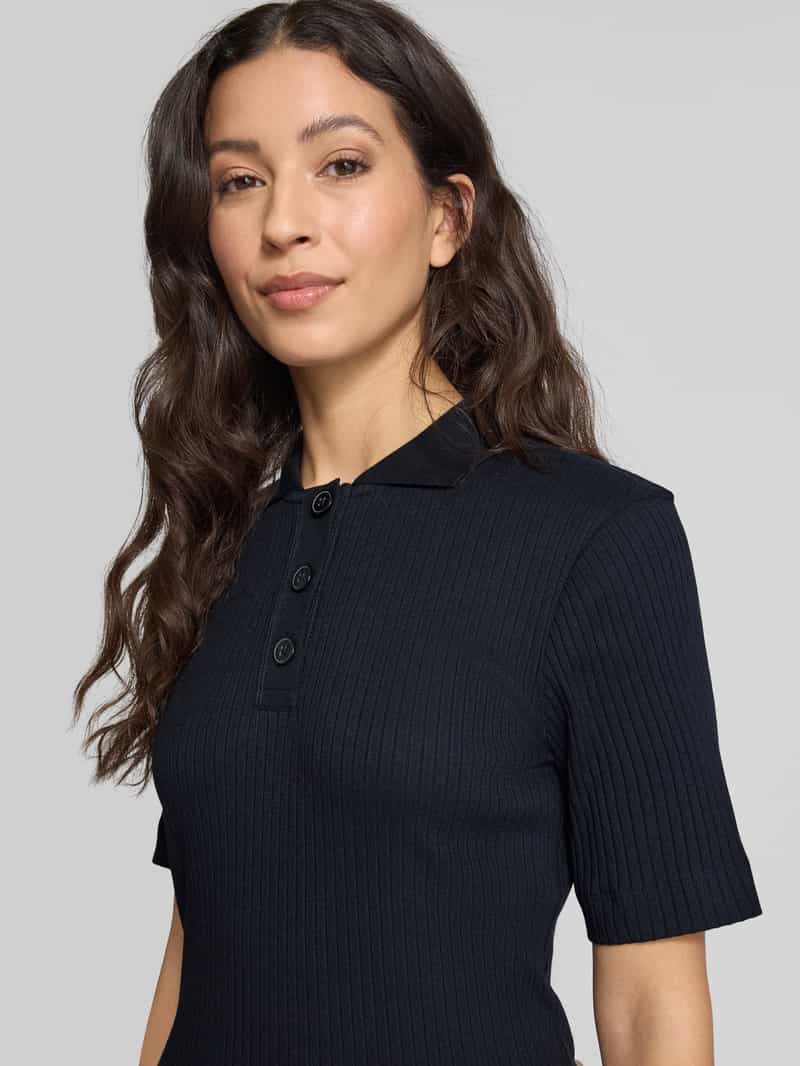 Marc O'Polo Slim fit poloshirt van een mix van katoen en modal
