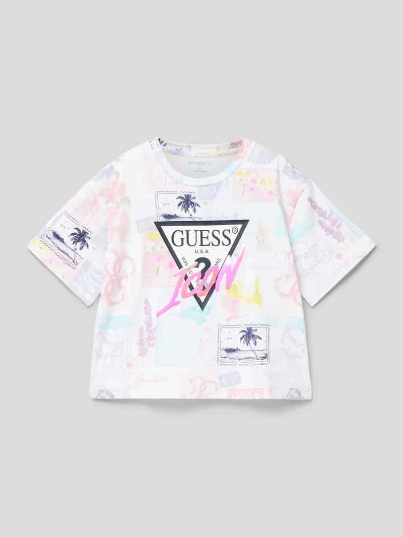 Guess T-shirt met all-over motief