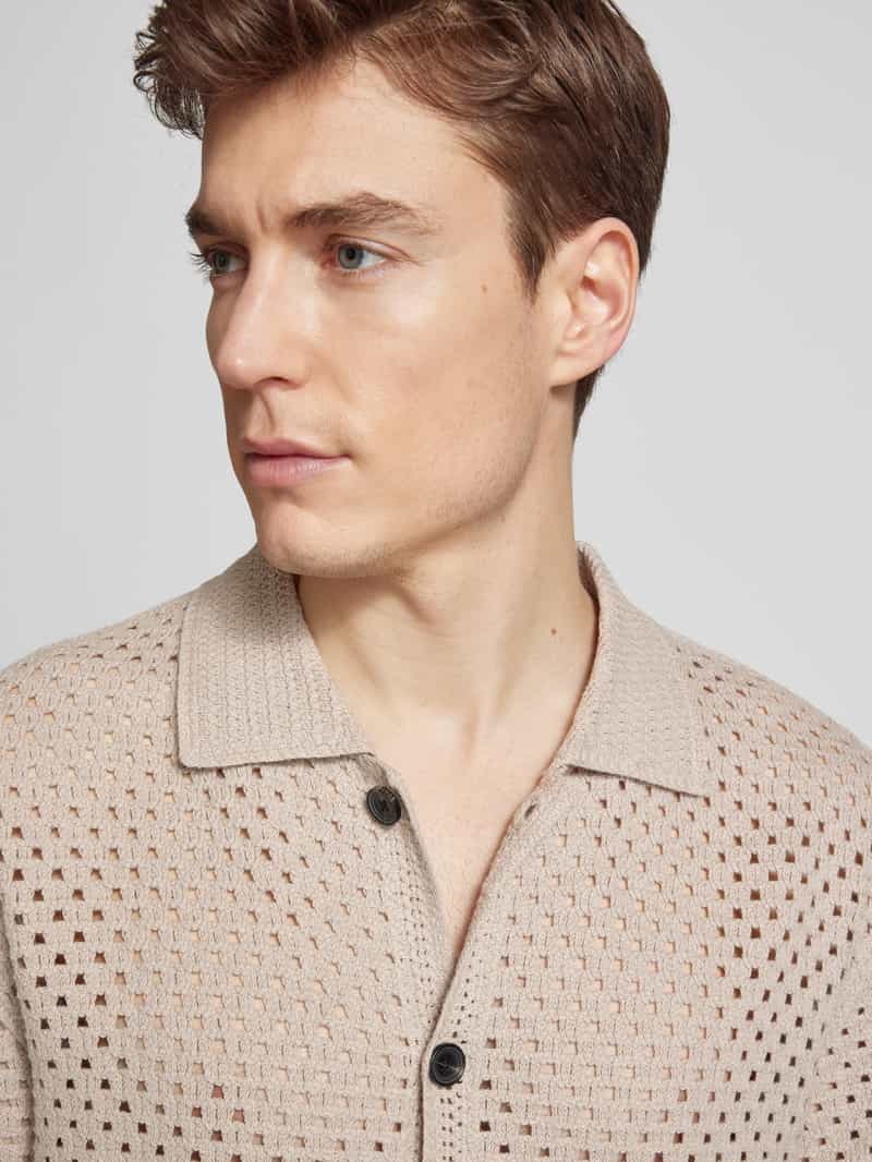 Scotch & Soda Cardigan met gaatjesmotief