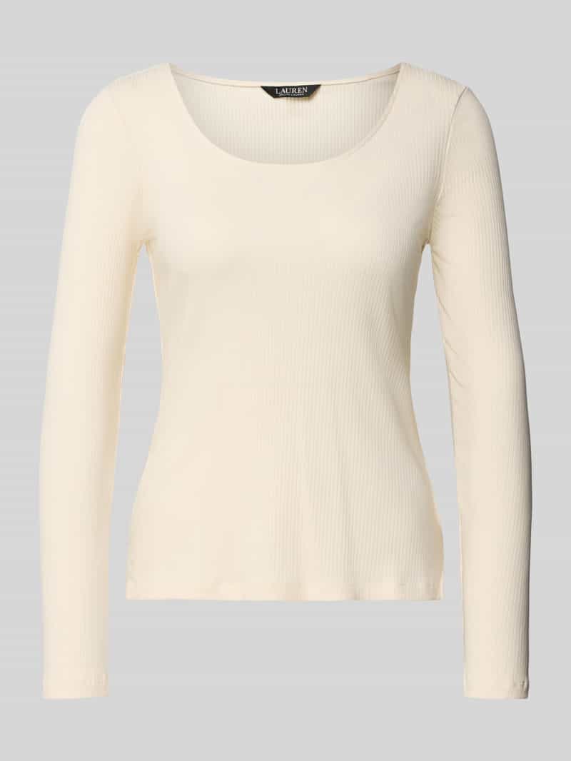 Lauren Ralph Lauren Shirt met lange mouwen in riblook model 'CHITRA'