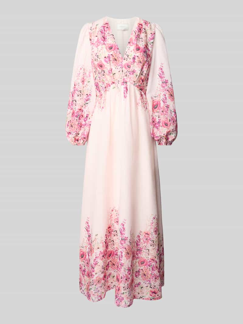 NEO NOIR Maxi-jurk met V-hals model 'SILFI'
