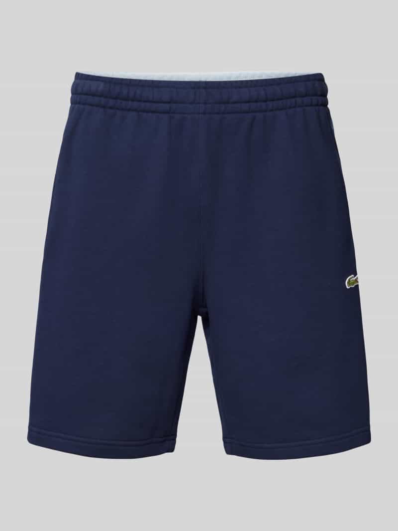Lacoste Sweatshorts met labeldetail