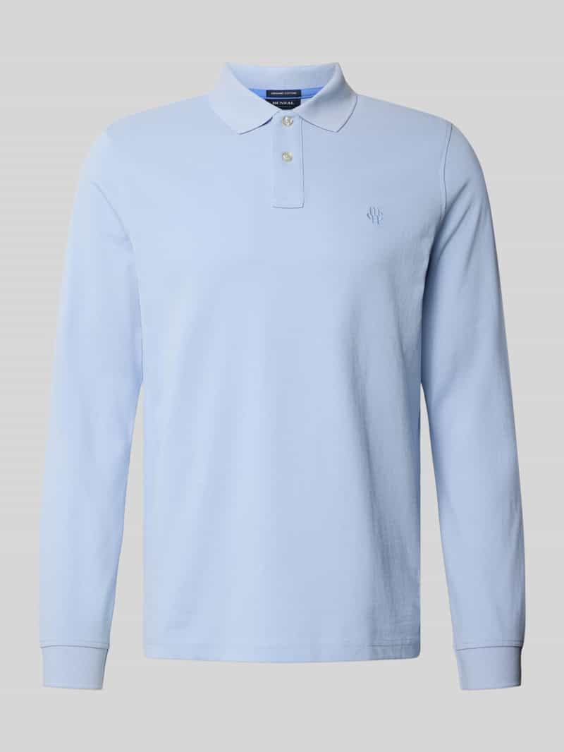 MCNEAL Regular fit poloshirt met labelstitching