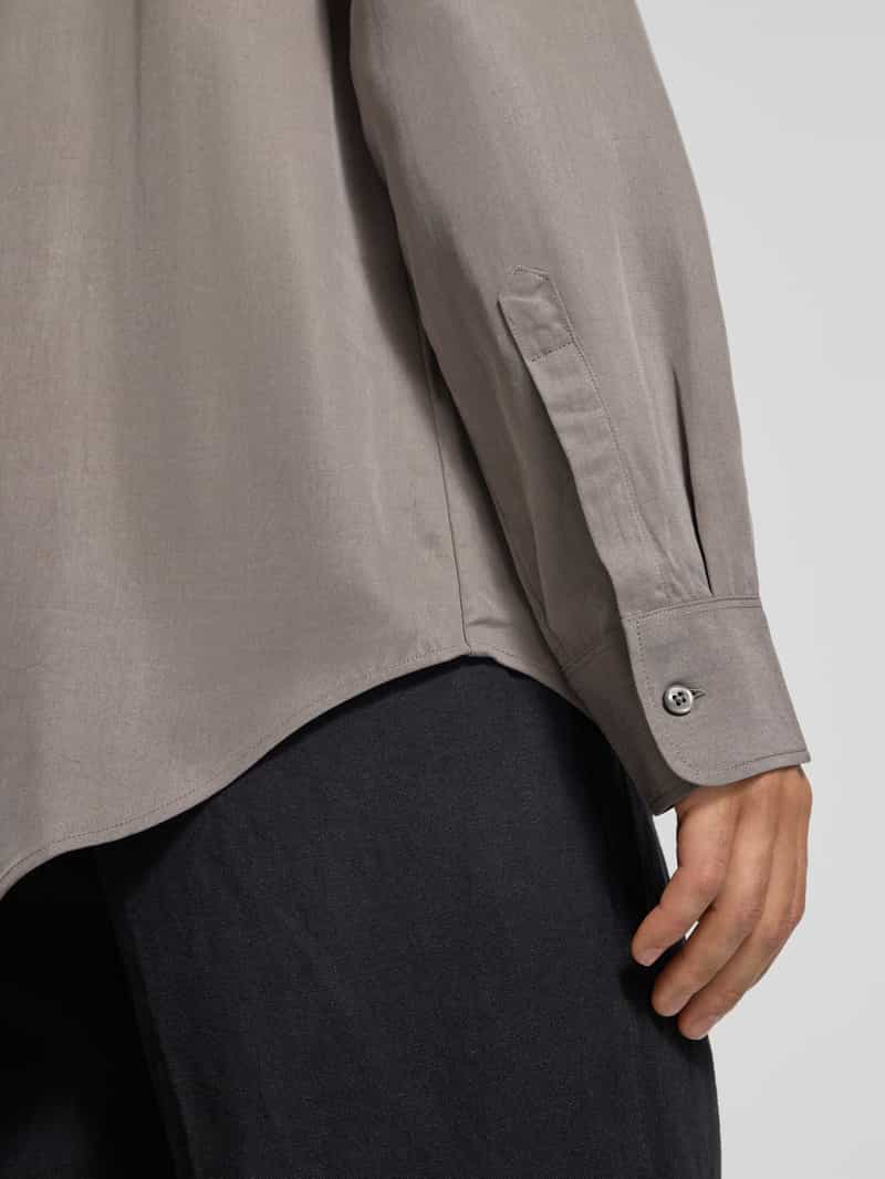 CK Calvin Klein Relaxed fit vrijetijdsoverhemd van lyocell met labelstitching