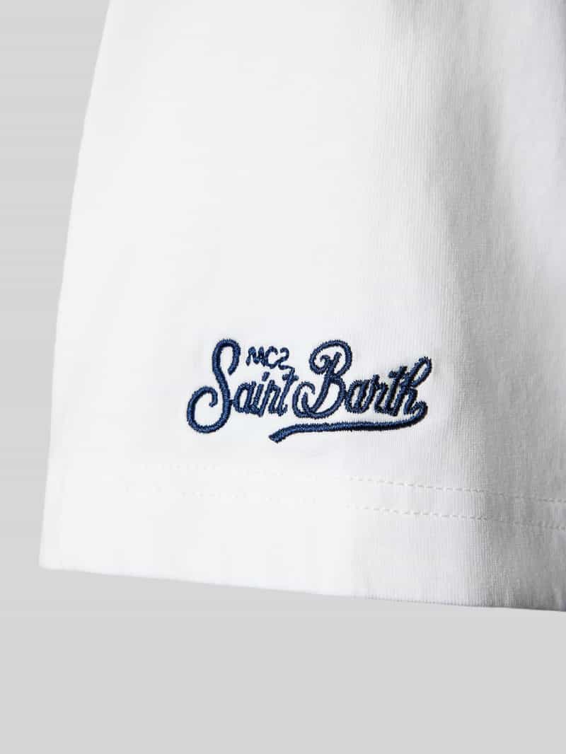 MC2 Saint Barth T-shirt met motief- en statementprint
