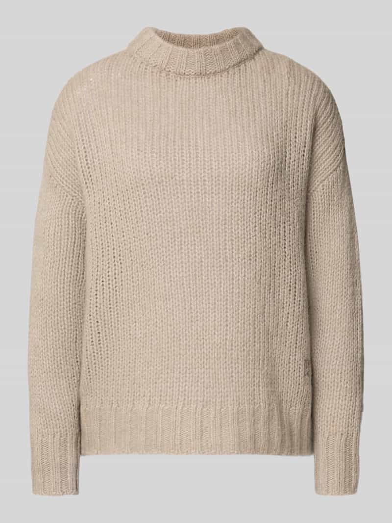 HUGO Oversized gebreide pullover met alpaca model 'SLOOSSY'