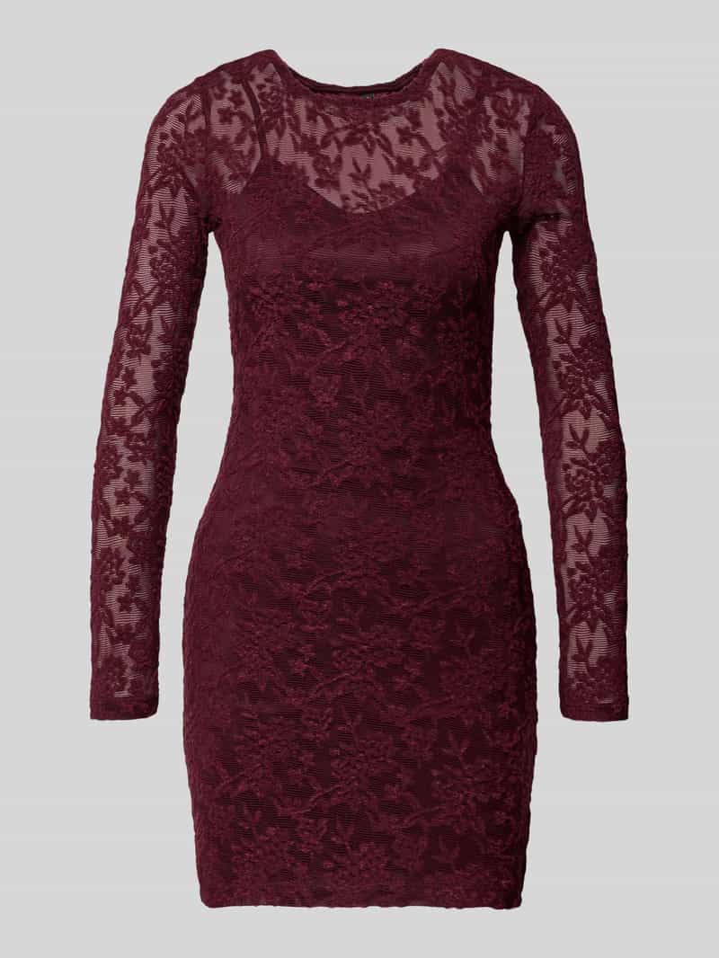 Only Getailleerde mini-jurk met kantdetail model 'BLAISE'