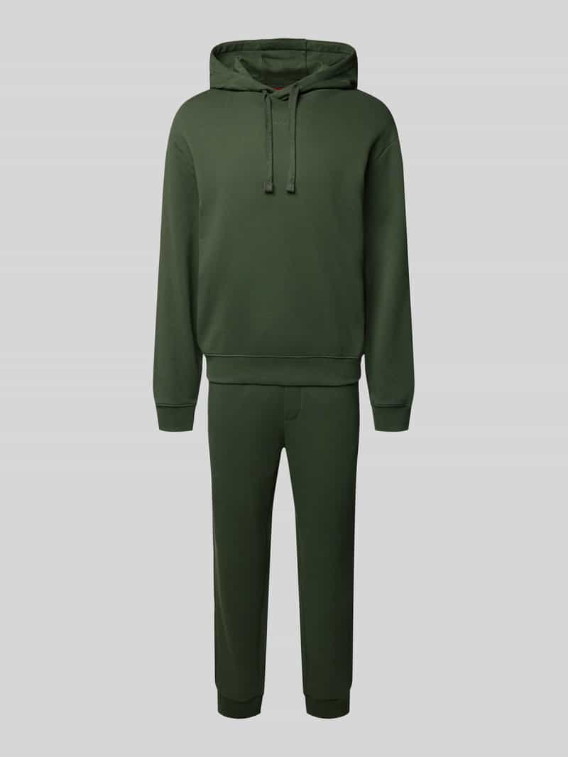 HUGO Hoodie met labelprint model 'Dayote'