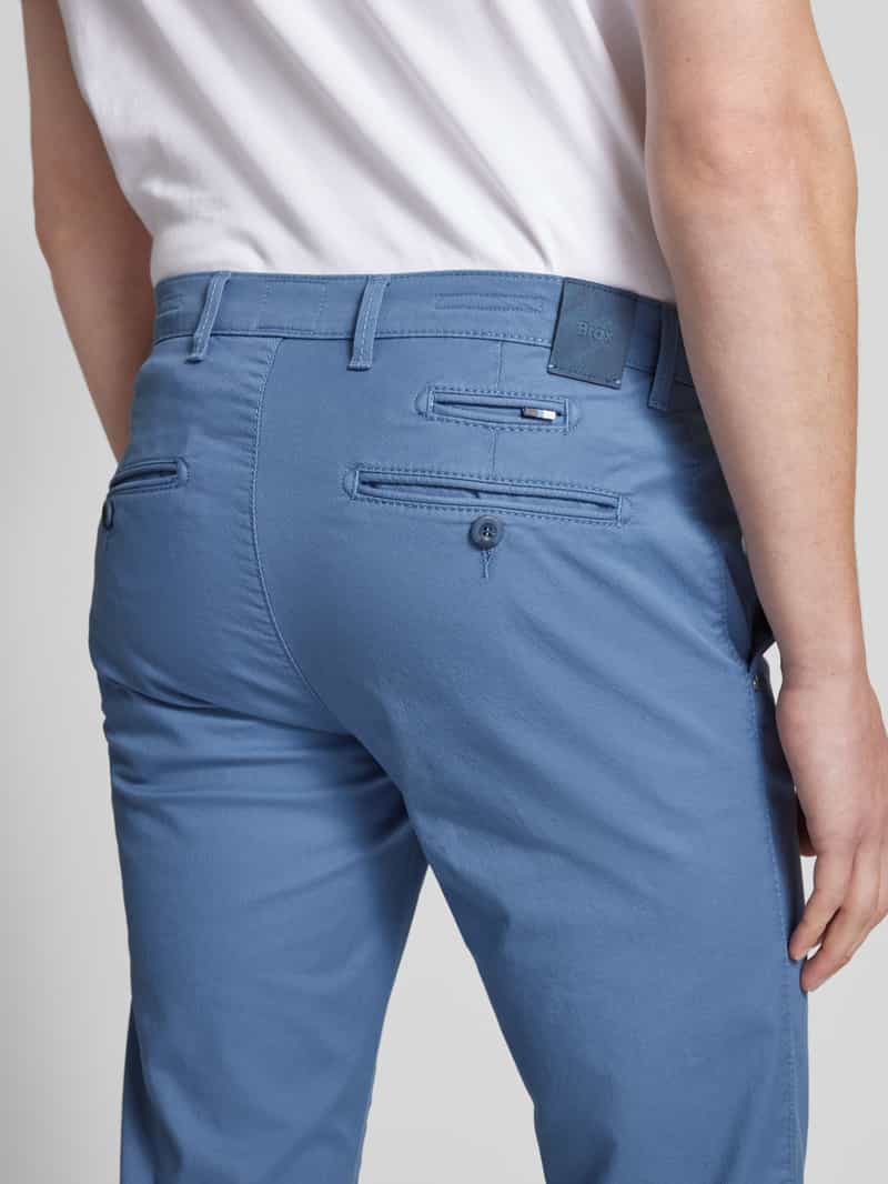 BRAX Regular fit chino met paspelzak model 'FABIO'