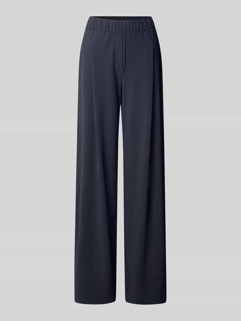 Marc Cain Wide fit stoffen broek met elastische band