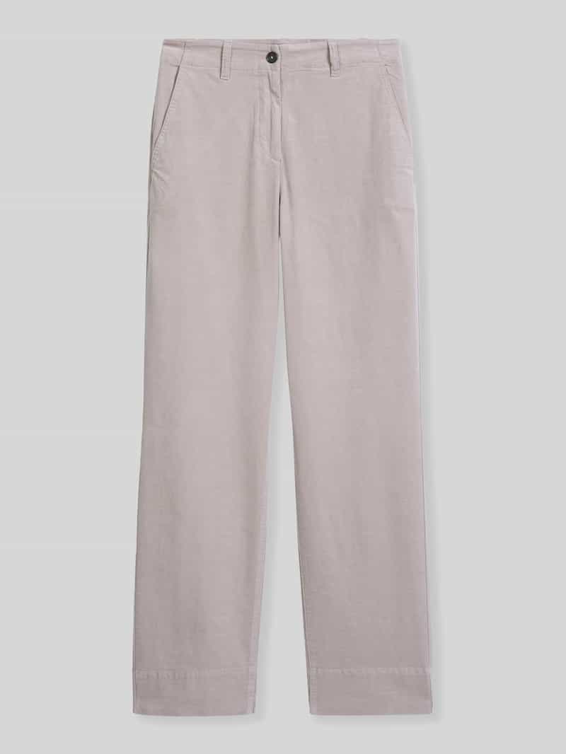 Marc O'Polo straight fit corduroy broek van katoenmix model 'LANDE WIDE'