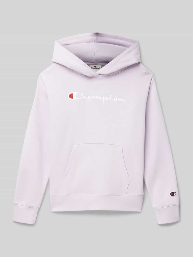 Champion Hoodie met labelstitching