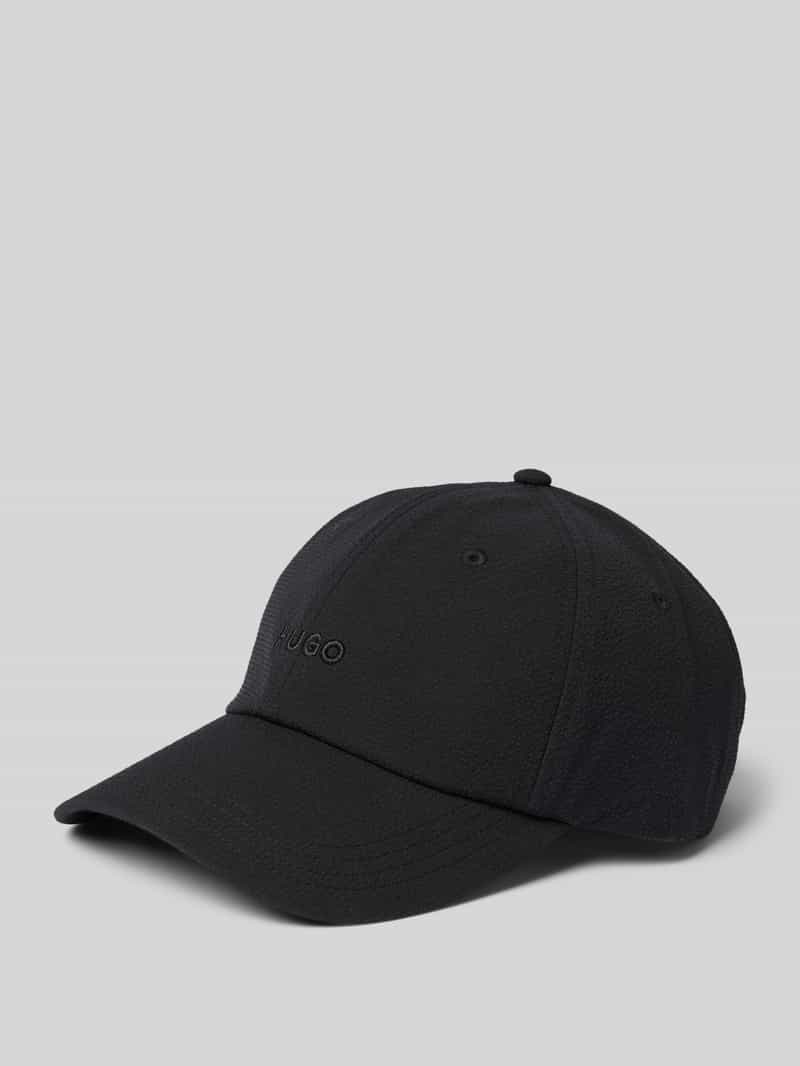HUGO Baseballpet met structuurmotief model 'Mett'
