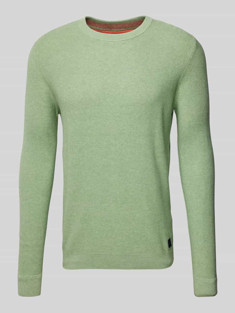 Tom Tailor Regular fit gebreide pullover van zuiver katoen