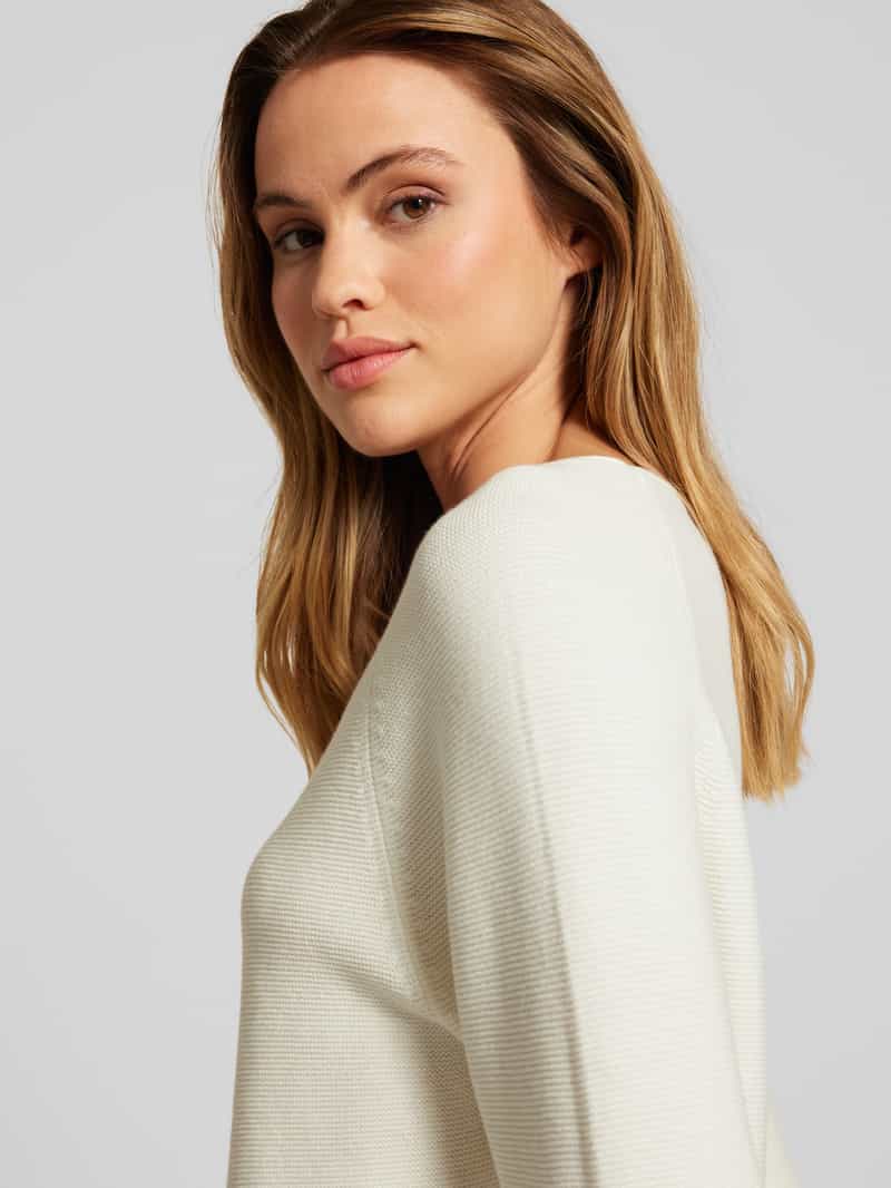 s.Oliver RED LABEL Regular fit gebreide pullover van katoenmix met raglanmouwen