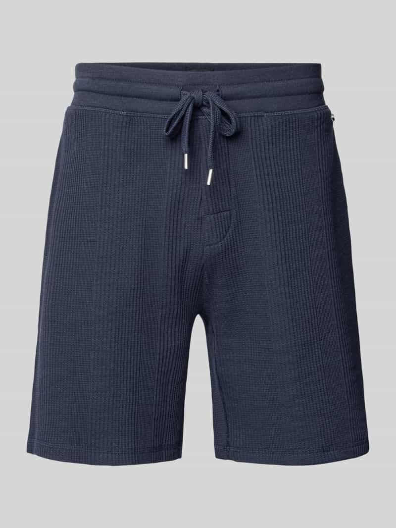 Boss Regular fit sweatshorts van katoenmix