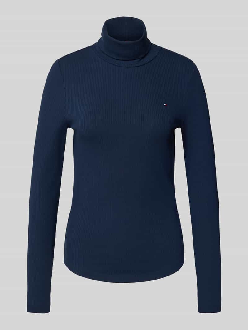 Tommy Hilfiger Slim fit shirt met lange mouwen van viscosemix
