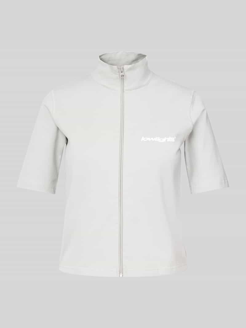 Low Lights Studios T-shirt met deelbare ritssluiting