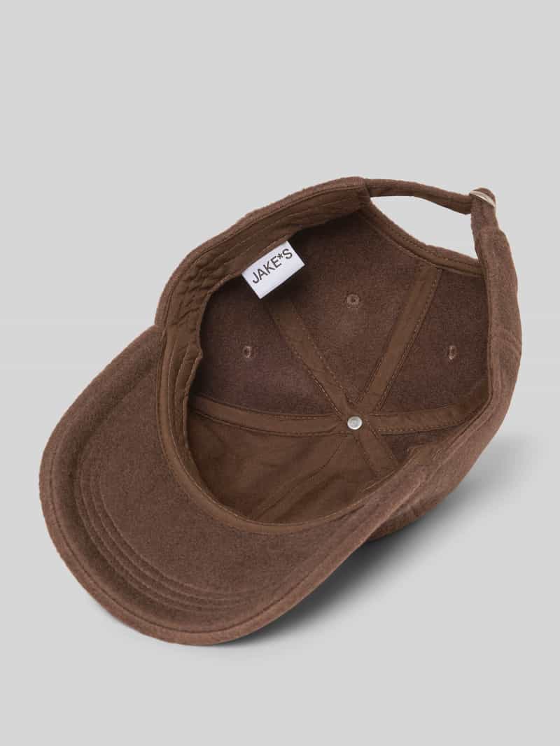 Jake*s Casual Baseballpet met wol