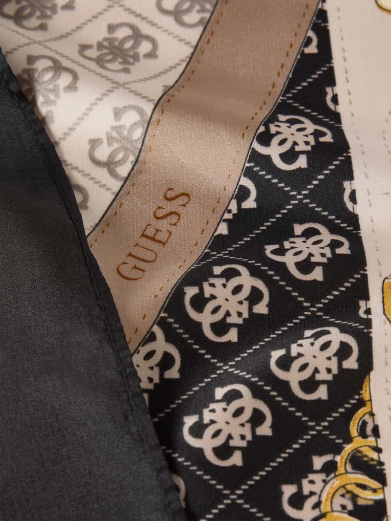 Guess Sjaal met logoprint model 'Kefiah'