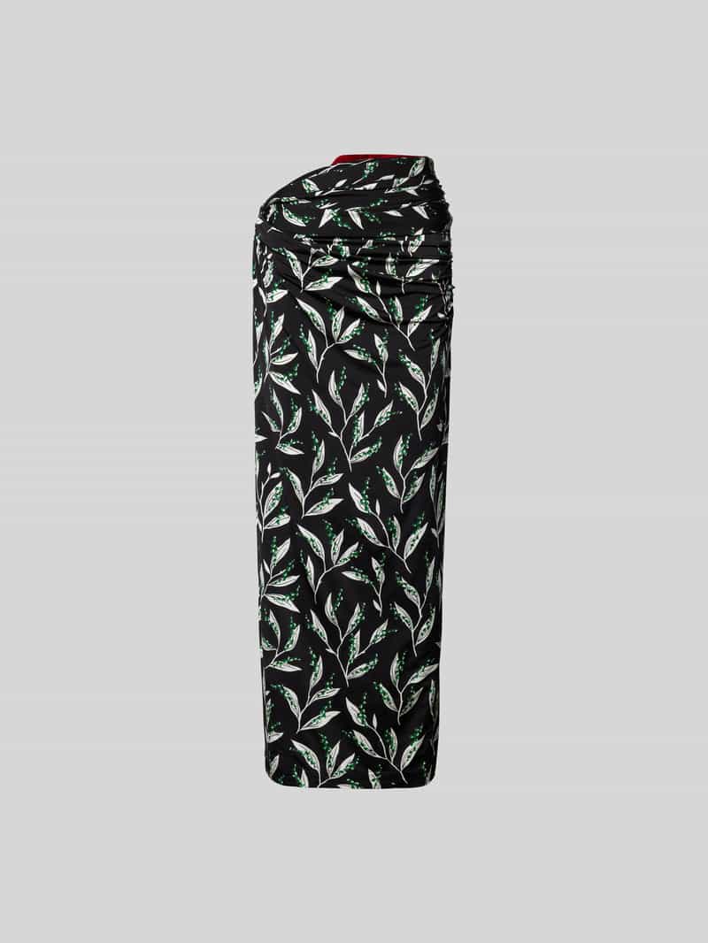 maxirok met bloemenmotief