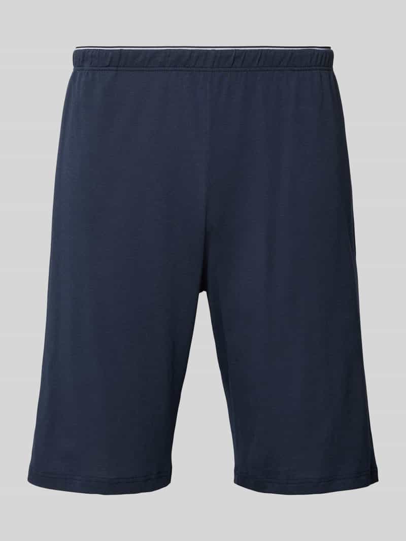 Schiesser Regular fit korte pyjamabroek met elastische band