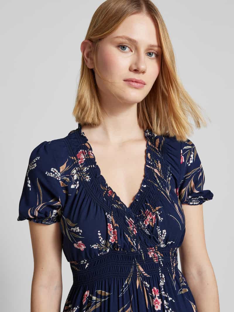 Apricot Maxi-jurk met V-hals
