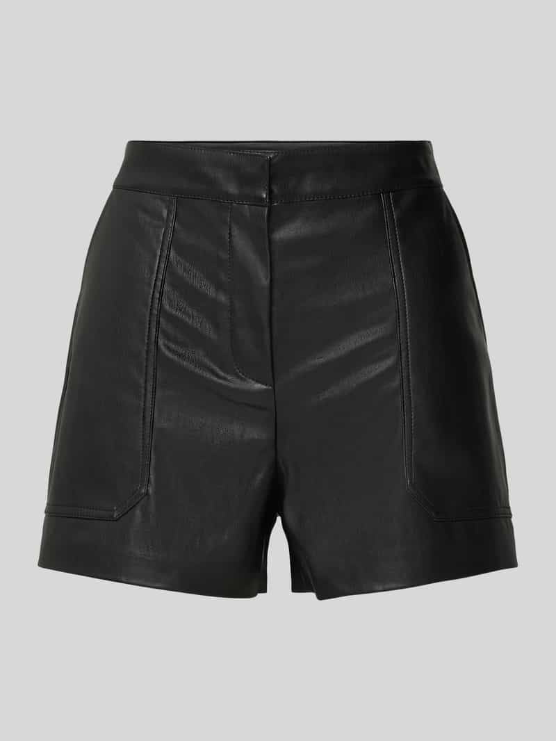Only Regular fit korte broek in kunstleerlook model 'TRICIA'