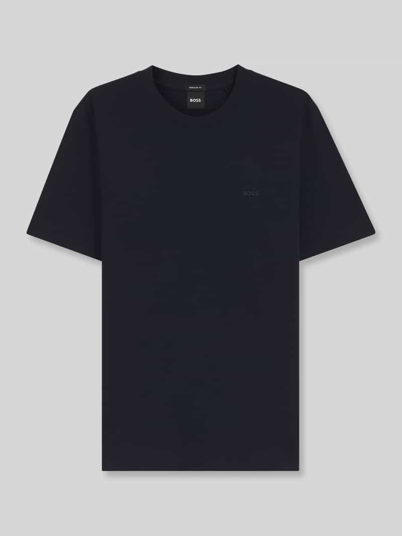Boss Regular fit t-shirt van puur katoen model 'Thompson 01'