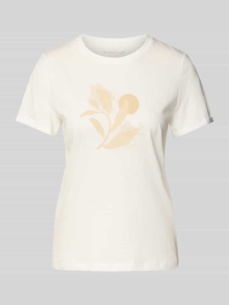 Tom Tailor Regular fit T-shirt van puur katoen