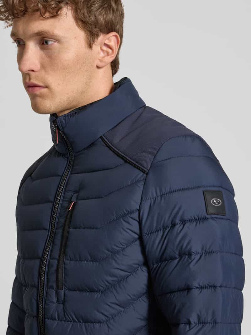 Tom Tailor Regular fit gewatteerd jack met ritssluiting