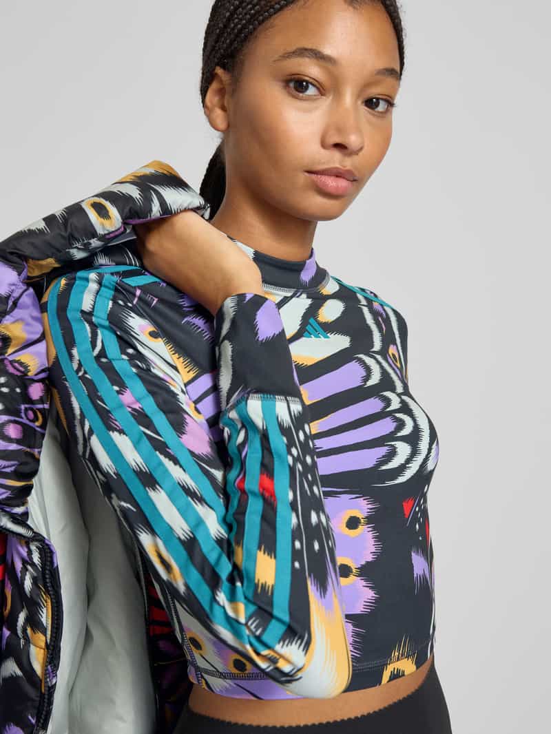 adidas Sportswear Kort shirt met lange mouwen en logoprint model 'FARM'