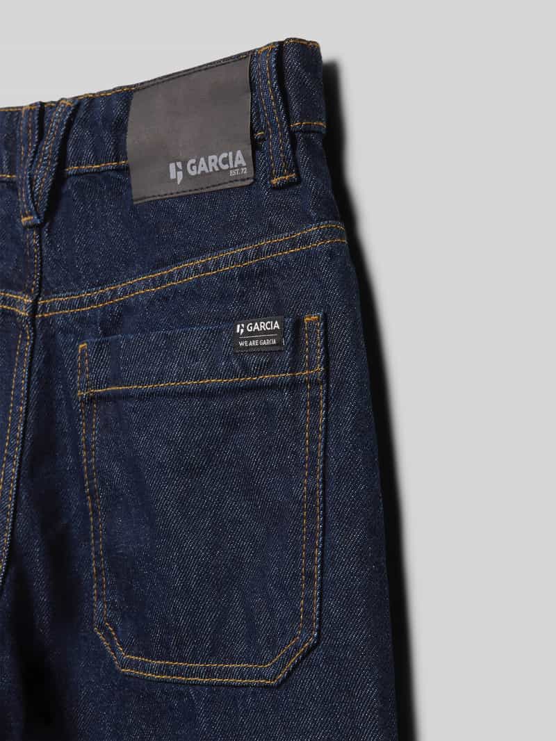 Garcia Loose fit jeans met logopatch