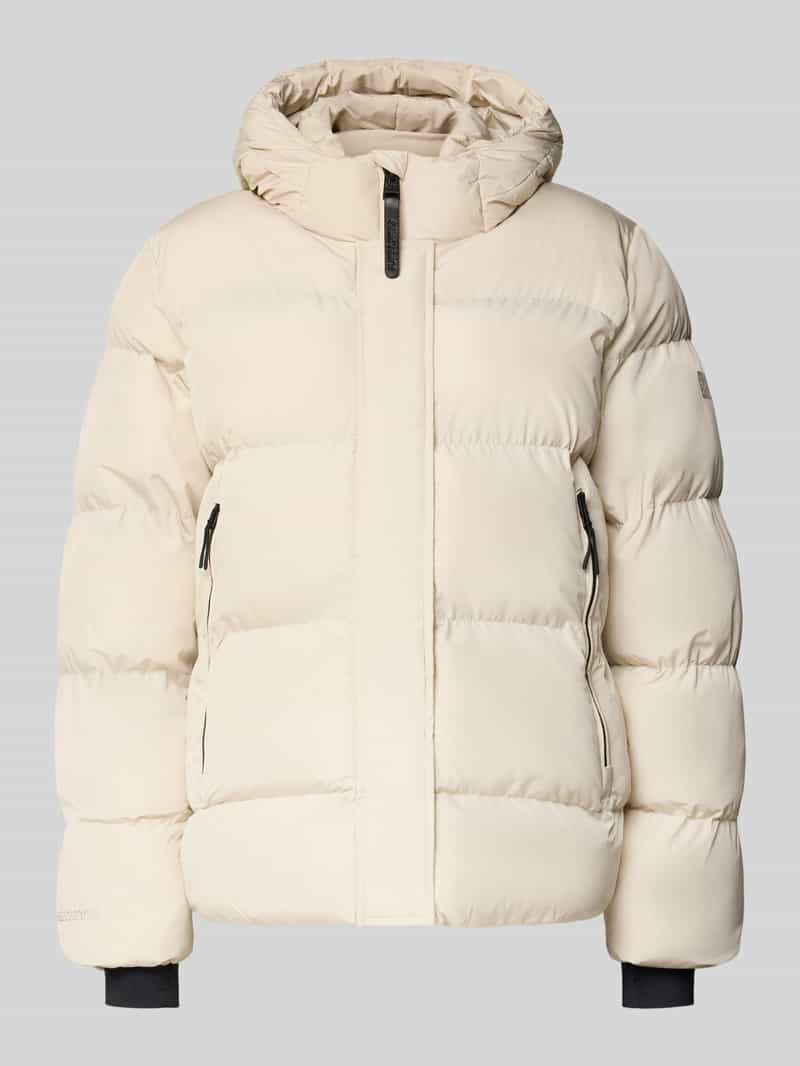 Superdry Gewatteerd jack met blinde ritssluiting en capuchon